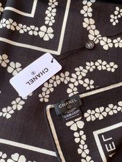 CHANEL 26S SCARF 135 IN CASHMERE AND SILK 309371