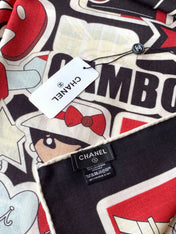 CHANEL 26S SCARF 135 IN CASHMERE AND SILK 309866