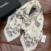 CHANEL 26S SCARF 135 IN SILK AND CASHMERE 313313