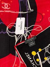 CHANEL 26S SCARF 135 IN SILK AND CASHMERE 313315