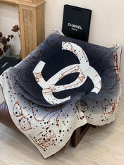CHANEL 26S SCARF 140 IN SILK AND CASHMERE 313316