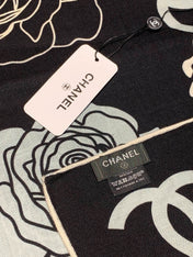 CHANEL 26S SCARF 140 IN SILK AND CASHMERE 313319