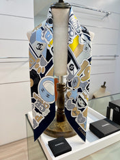 CHANEL 26S SCARF 90 IN SILK 313365
