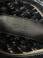 KELIMERO CHA-CHA CLUTCH 28.5 IN BLACK LAMBSKIN
