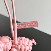 BOTTEGA VENETA 25S DAMEN ELEPHANT CHARM IN BABY PINK CALFSKIN