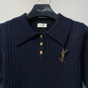 YSL 26S KNIT POLO SHIRT 235