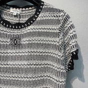 CHANEL 26S SHORT-SLEEVE KNIT TOP STYLE 1079
