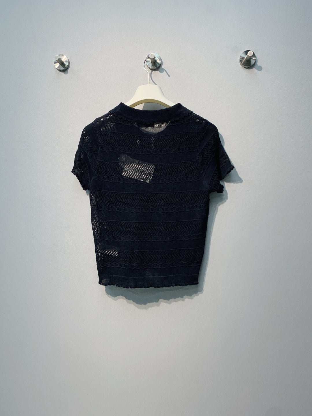 LOEWE 26S OPEN KNIT POLO 357