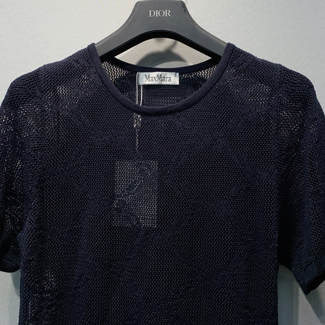 MAXMARA 26S CUTOUT SHORT-SLEEVE T-SHIRT 273