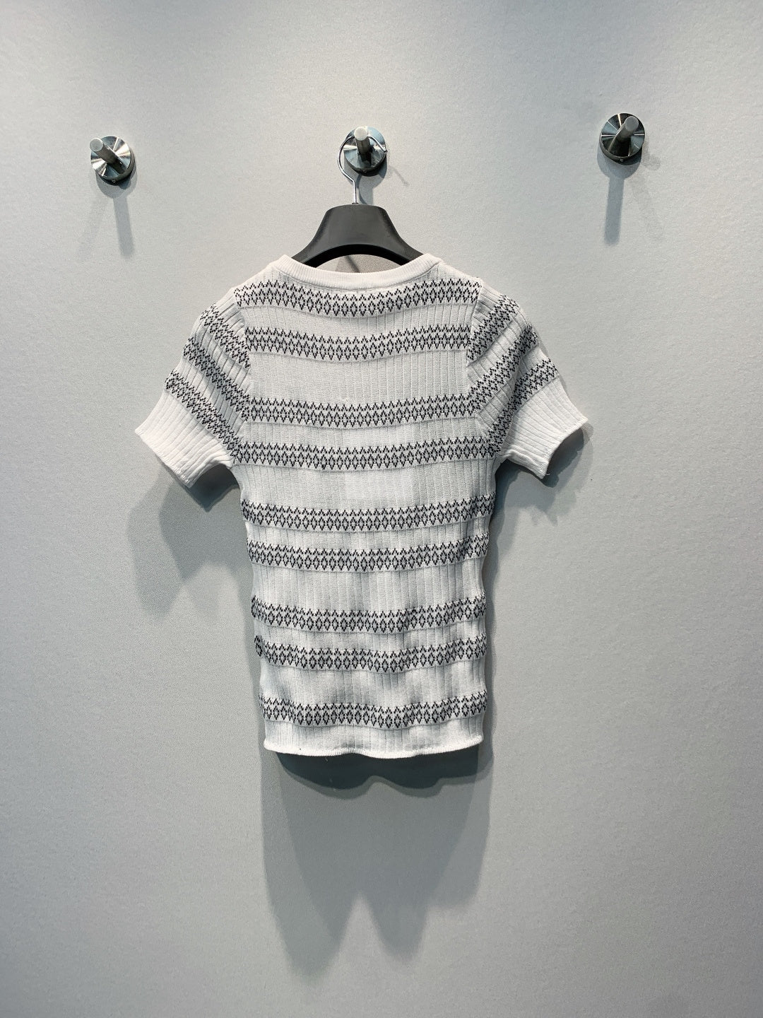 CHANEL 26S KNIT SHORT SLEEVE T-SHIRT STYLE 1282