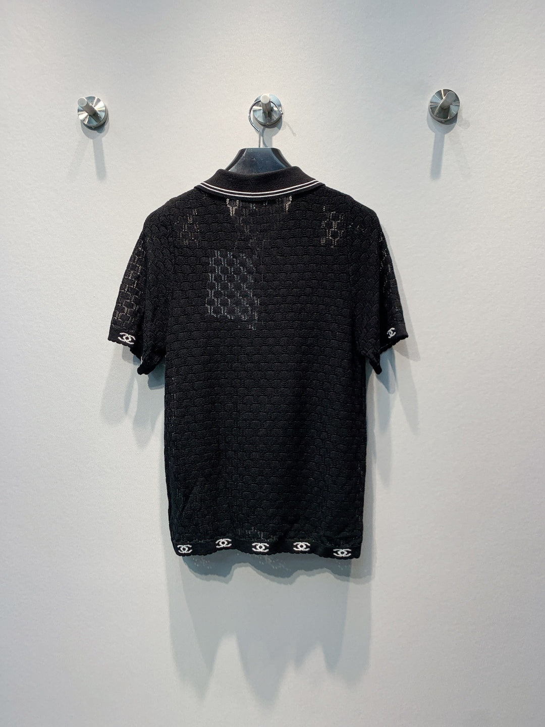 CHANEL 26S SHORT SLEEVE POLO TOP STYLE 1273