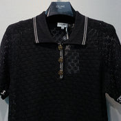 CHANEL 26S SHORT SLEEVE POLO TOP STYLE 1273