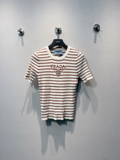 PRADA 26S SHORT-SLEEVE KNIT TOP 1042