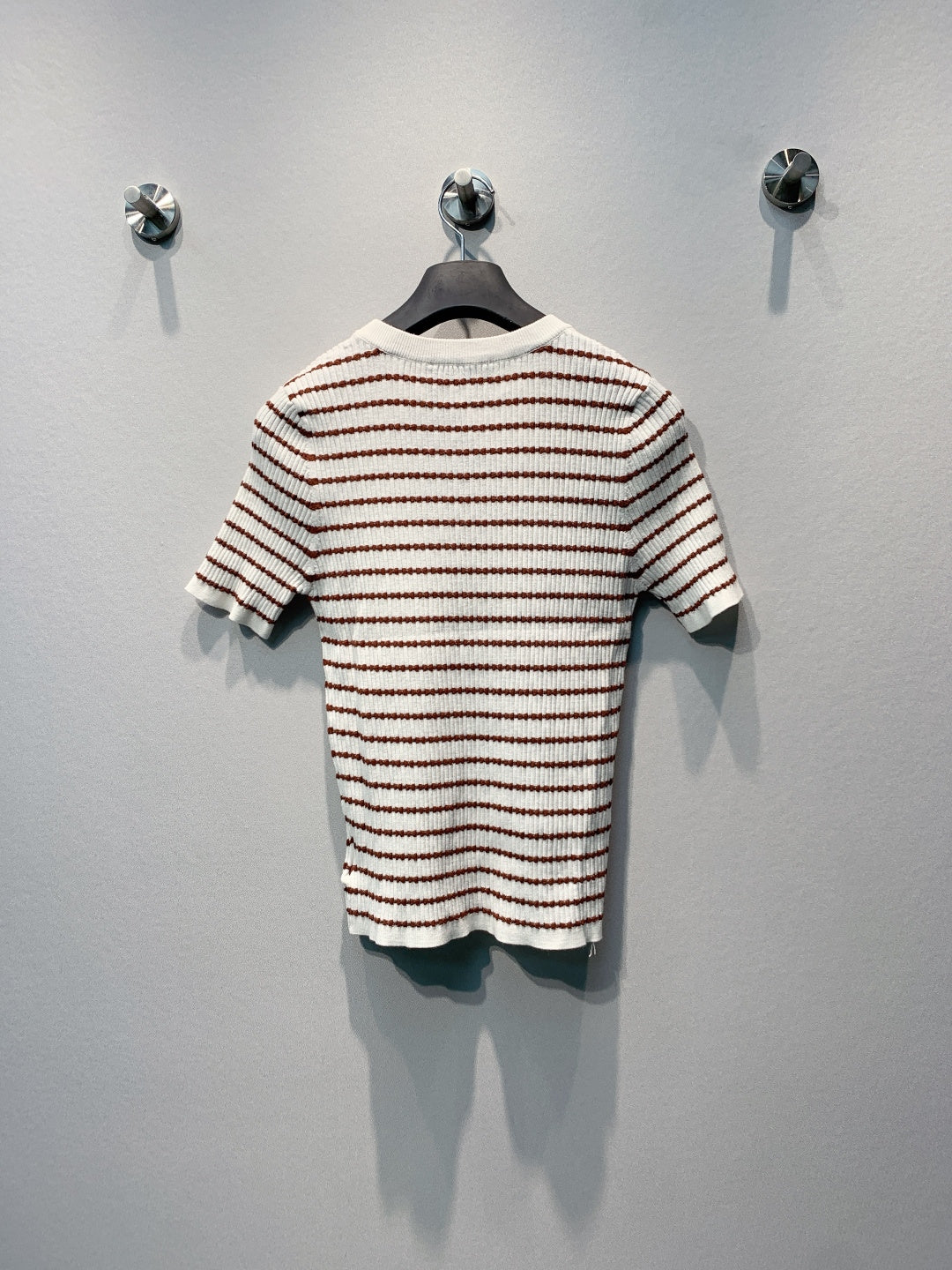 PRADA 26S SHORT-SLEEVE KNIT TOP 1042