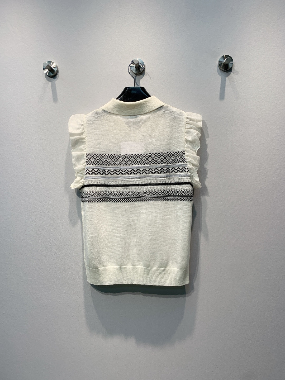 CHANEL 26S KNIT POLO TOP 1476