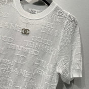 CHANEL 26S SHORT-SLEEVE KNIT TOP 1454