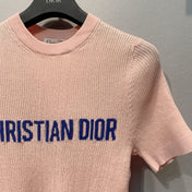 DIOR 26S SHORT-SLEEVE KNIT TOP 1366