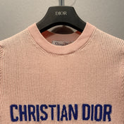 DIOR 26S SHORT-SLEEVE KNIT TOP 1366