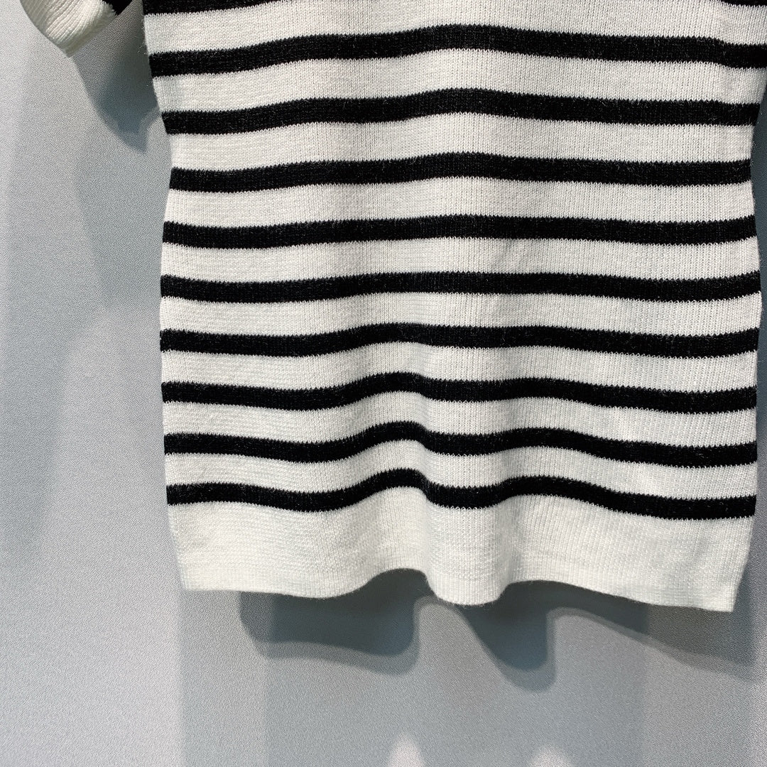 DIOR 26S SHORT-SLEEVE KNIT TOP 1363