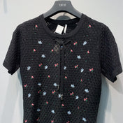 DIOR 26S SHORT-SLEEVE KNIT TOP 1431