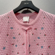 DIOR 26S SHORT-SLEEVE KNIT TOP 1430