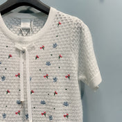 DIOR 26S SHORT-SLEEVE KNIT TOP 1429