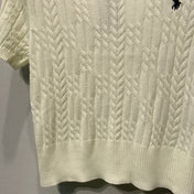 RALPH LAUREN 26S SHORT SLEEVE KNIT SWEATER 333
