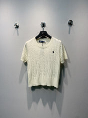 RALPH LAUREN 26S SHORT SLEEVE KNIT SWEATER 333