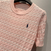 RALPH LAUREN 26S SHORT SLEEVE KNIT SWEATER 332