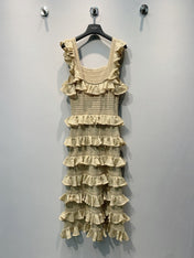 ZIMMERMANN 26S RUFFLE MIDI DRESS 291