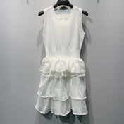 ZIMMERMANN 26S SLEEVELESS RUFFLE MINI DRESS 290