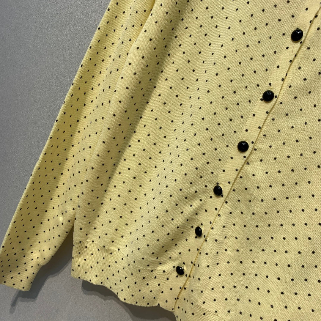 MIUMIU 26S POLKA DOT KNITTED CARDIGAN 1253
