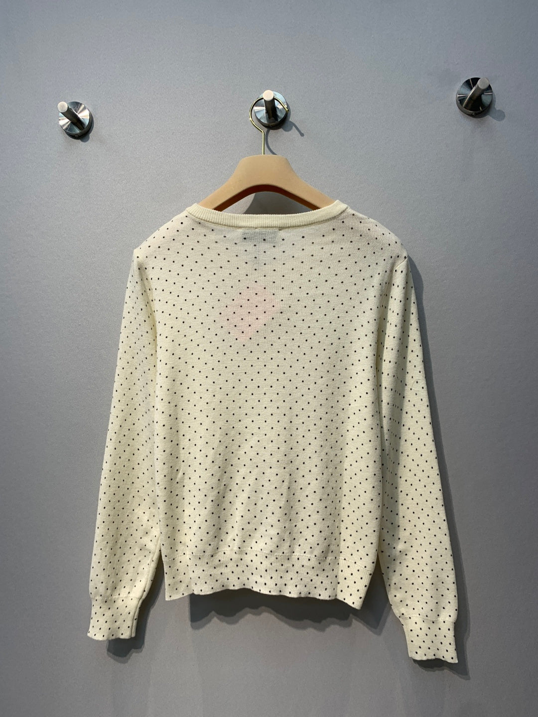 MIUMIU 26S POLKA DOT KNITTED CARDIGAN 1252