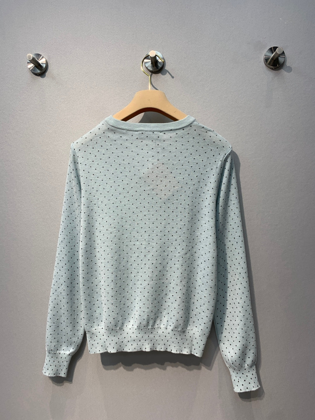 MIUMIU 26S POLKA DOT KNITTED CARDIGAN 1251