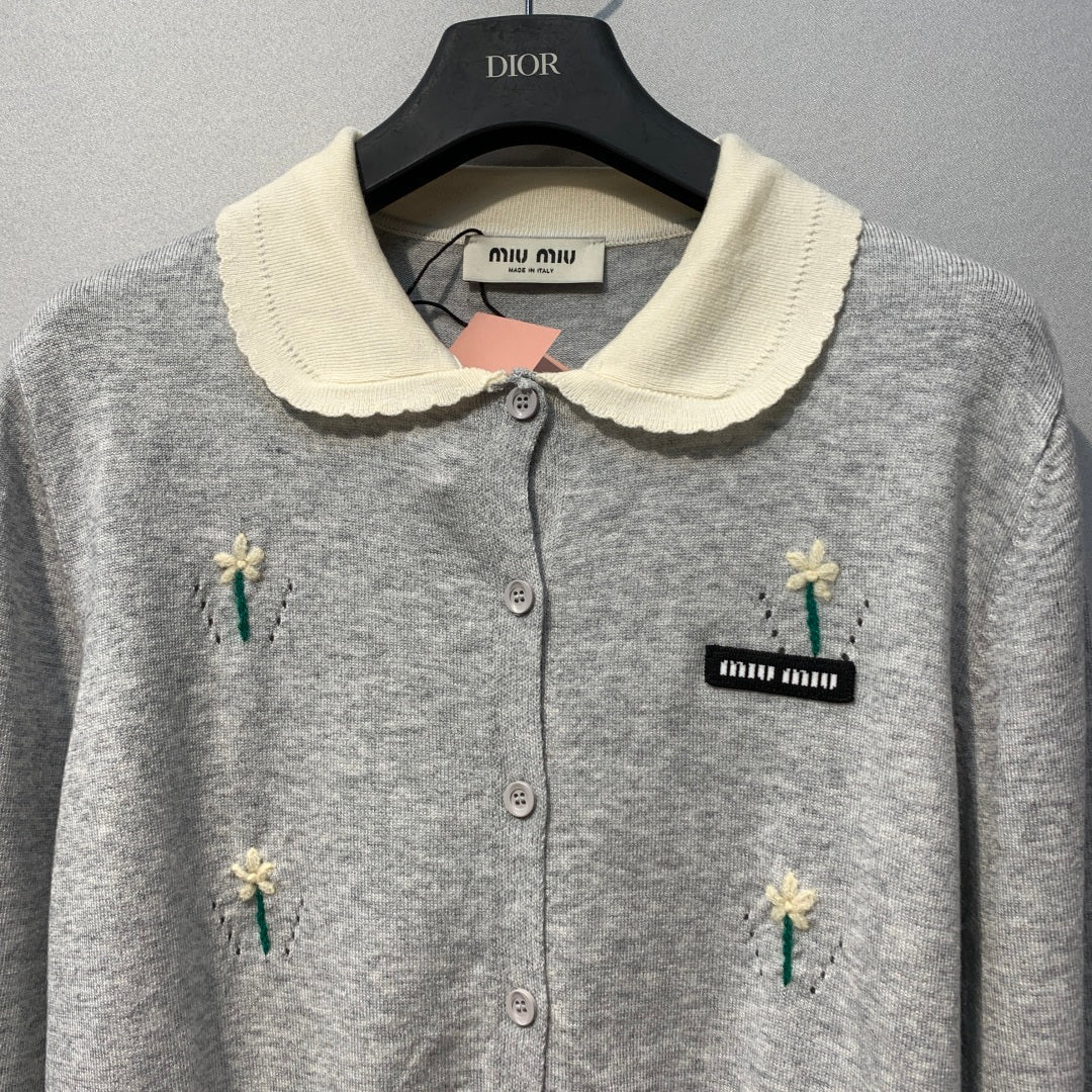 MIUMIU 26S KNIT CARDIGAN 1411