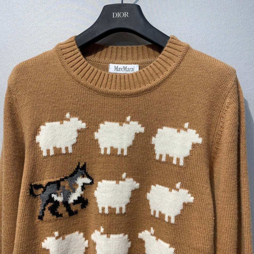 MAXMARA 26S CREW NECK KNIT SWEATER 303