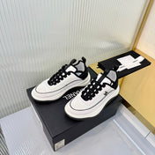 CHANEL 26S PLATFORM SNEAKERS IN WHITE SUEDE AND FABRIC WITH CC LOGO