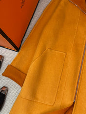 HERMES 25S REVERSIBLE LONG CASHMERE COAT 244