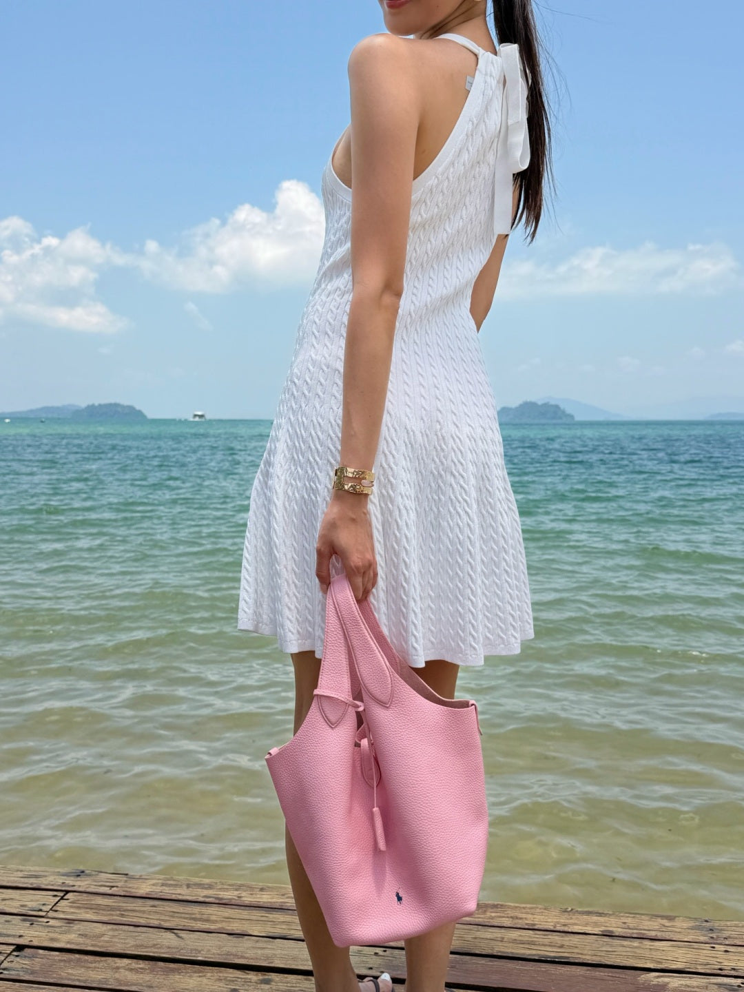 RALPH LAUREN 26S HALTER NECK DRESS 379