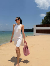 RALPH LAUREN 26S HALTER NECK DRESS 379