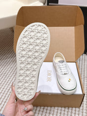 DIOR 26S SALTWIND SNEAKER IN WHITE FABRIC STYLE 4