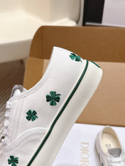 DIOR 26S SALTWIND SNEAKER IN WHITE FABRIC STYLE 2