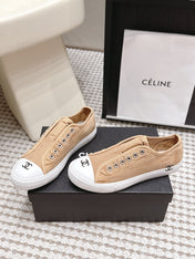 CHANEL 26S SNEAKERS IN BEIGE CANVAS