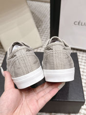 CHANEL 26S SNEAKERS IN LIGHT GREY CANVAS