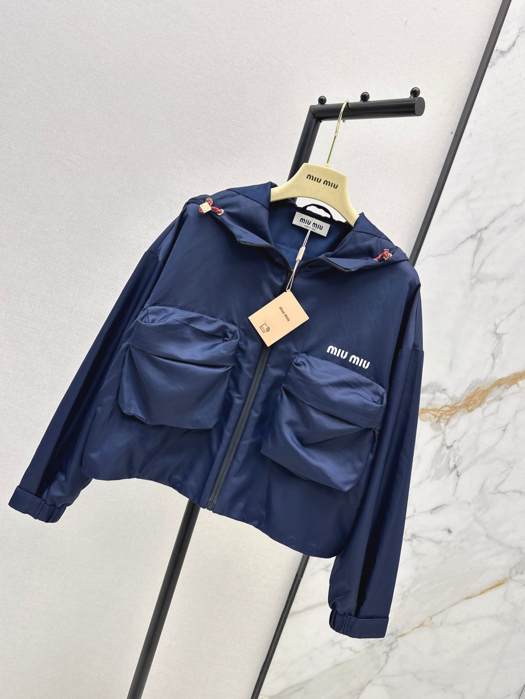 MIUMIU 26S HOODED JACKET 961
