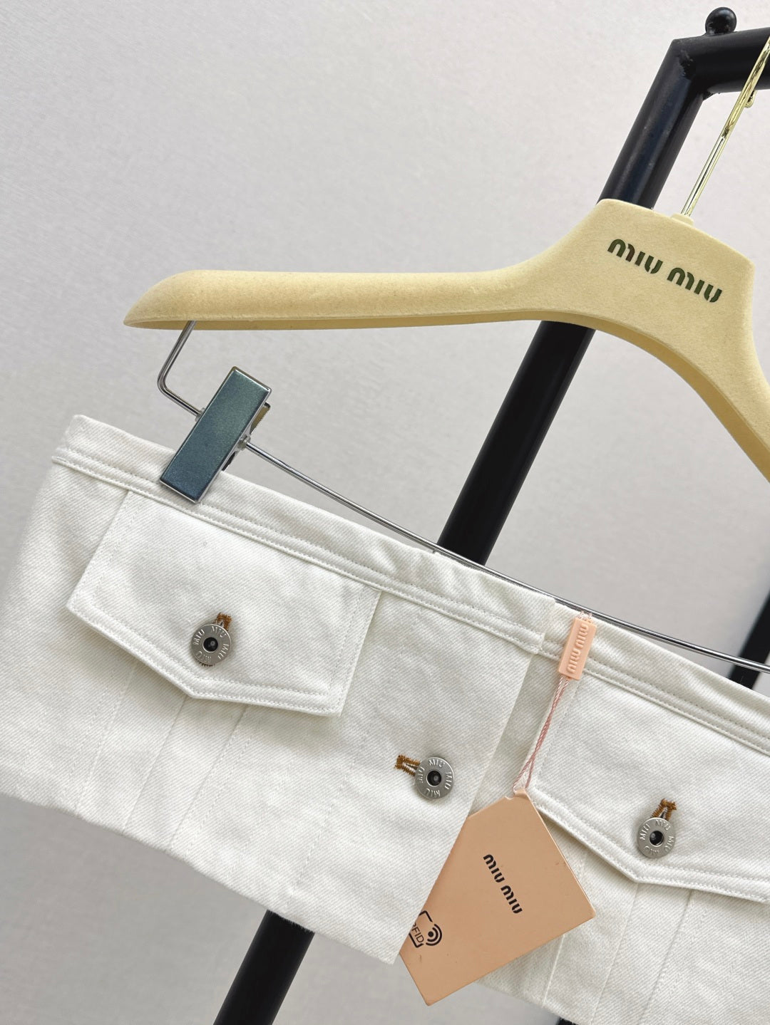 MIUMIU 26S DENIM TUBE TOP 970