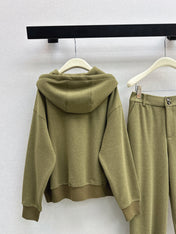 LORO PIANA 26S SWEATSHIRT & TAPERED PANTS SET 715