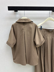 HERMES 26S SHIRT AND SKIRT SET 523