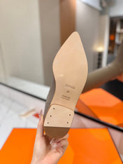 HM 26S JUMPING BOOTS IN GREYISH BEIGE CALFSKIN