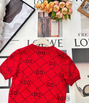 GUCCI SHORT-SLEEVE KNIT TOP STYLE 24